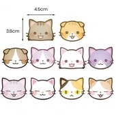 Motociklo šalmo lipdukai 10 vnt. Neperšlampami šviesą atspindintys animaciniai filmukai, naktinis įspėjimas apie motociklo šalmą