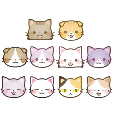 Motociklo šalmo lipdukai 10 vnt. Neperšlampami šviesą atspindintys animaciniai filmukai, naktinis įspėjimas apie motociklo šalmą