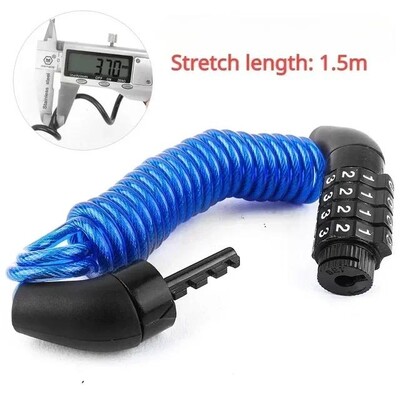 Metalinis apsaugos nuo vagystės MTB plento dviračio sunkiasvoris saugos užraktas, skirtas motociklo motorolerio pakabinamajai spyna, dviračio grandinės užraktas su raktu