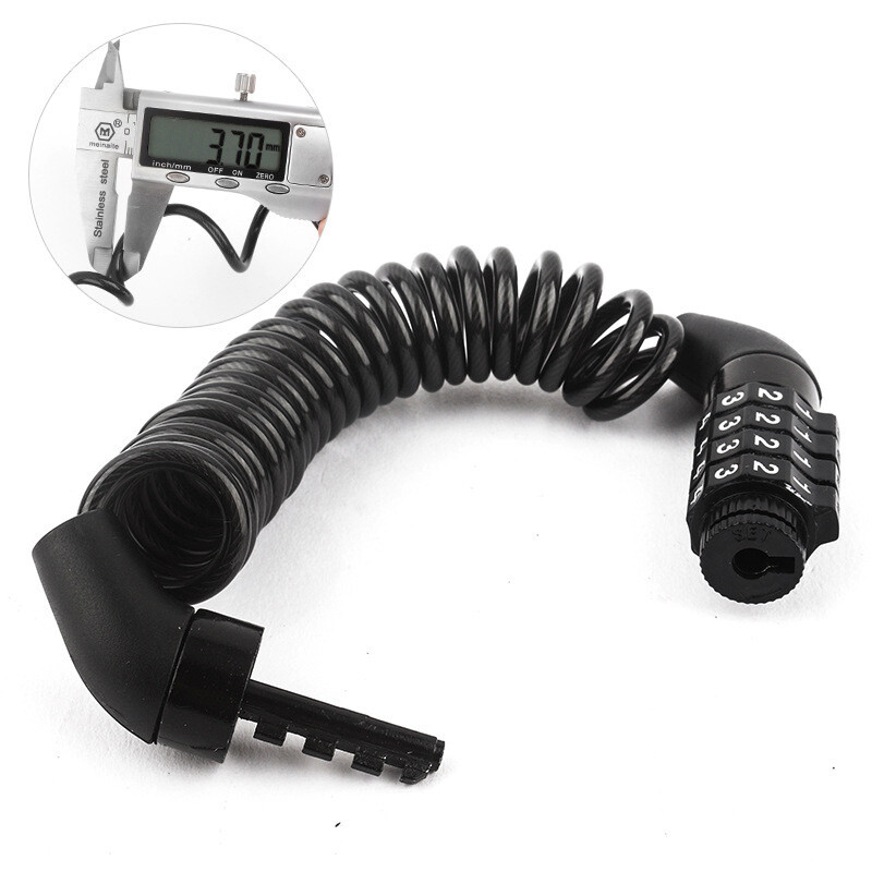 Metalinis apsaugos nuo vagystės MTB plento dviračio sunkiasvoris saugos užraktas, skirtas motociklo motorolerio pakabinamajai spyna, dviračio grandinės užraktas su raktu