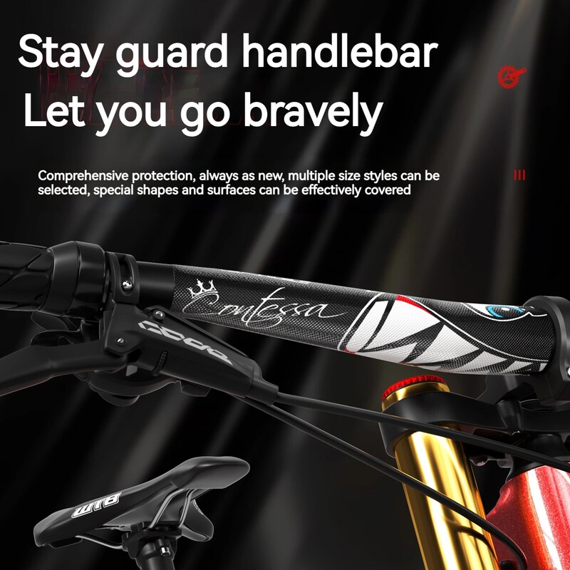 ENLEE Naljepnica za zaštitu upravljača bicikla Road MTB Bike Care Naljepnica za automobil Okvir Zaštitna folija PVC naljepnica protiv ogrebotina