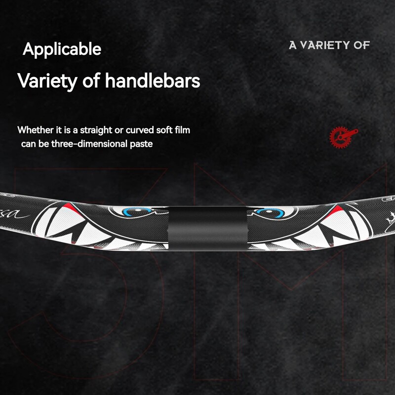 ENLEE Naljepnica za zaštitu upravljača bicikla Road MTB Bike Care Naljepnica za automobil Okvir Zaštitna folija PVC naljepnica protiv ogrebotina