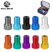 10 buc. adaptor supapă pentru bicicletă Presta la roți Schrader Convertor de tub pentru duză de gaz Instrumente pentru pompă de bicicletă Instrumente pentru duză pentru pompă de aer