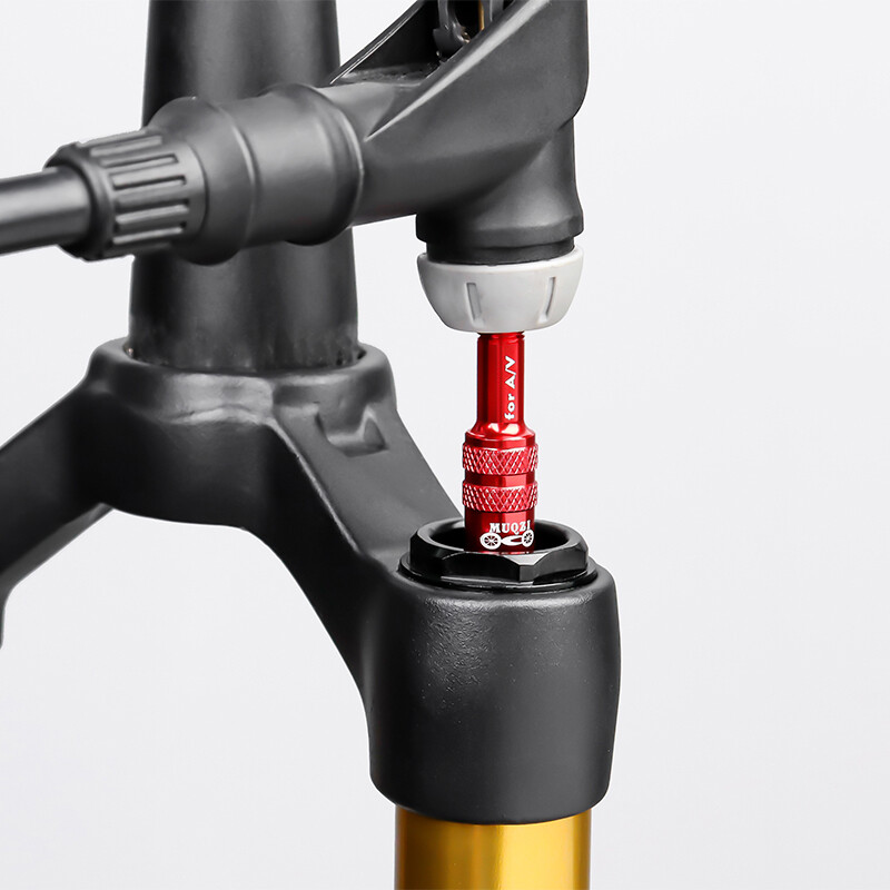 MUQZI Adapter ventila vilice za bicikle Schrader Air Fork Adapter ventila na napuhavanje MTB Dodatak za vilicu za cestovni bicikl