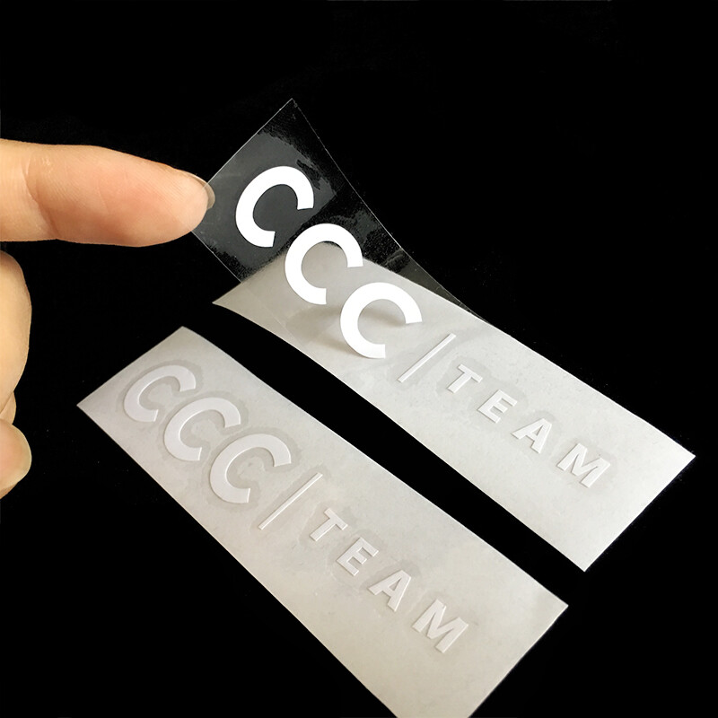 CCC TEAM Naljepnica s prednjom vilicom cestovnog bicikla DIY Gornja cijev Okvir kacige Naljepnica MTB bicikl naljepnice Biciklizam Ukrasna pasta Dodaci