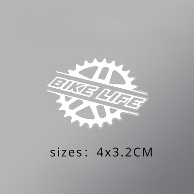 1kom Bike Life Biciklističke naljepnice za gornju cijev okvira bicikla Dekorativna kaciga Vinilna naljepnica za MTB bicikl Vodootporni dodaci za bicikle