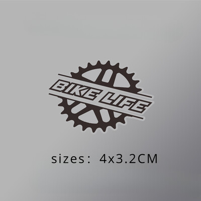 1kom Bike Life Biciklističke naljepnice za gornju cijev okvira bicikla Dekorativna kaciga Vinilna naljepnica za MTB bicikl Vodootporni dodaci za bicikle