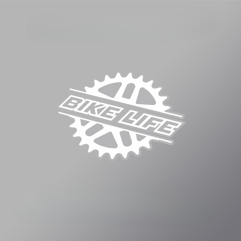 1kom Bike Life Biciklističke naljepnice za gornju cijev okvira bicikla Dekorativna kaciga Vinilna naljepnica za MTB bicikl Vodootporni dodaci za bicikle