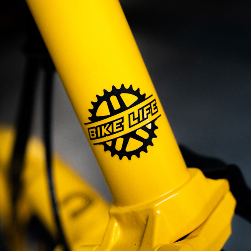 1kom Bike Life Biciklističke naljepnice za gornju cijev okvira bicikla Dekorativna kaciga Vinilna naljepnica za MTB bicikl Vodootporni dodaci za bicikle