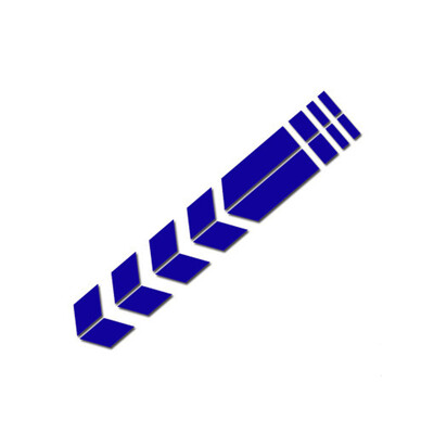 Naljepnica okvira bicikla Jednostavna za postavljanje Reflektirajuća naljepnica sa strelicom Vrhunska kvaliteta Popularna reflektirajuća poboljšava vidljivost noću