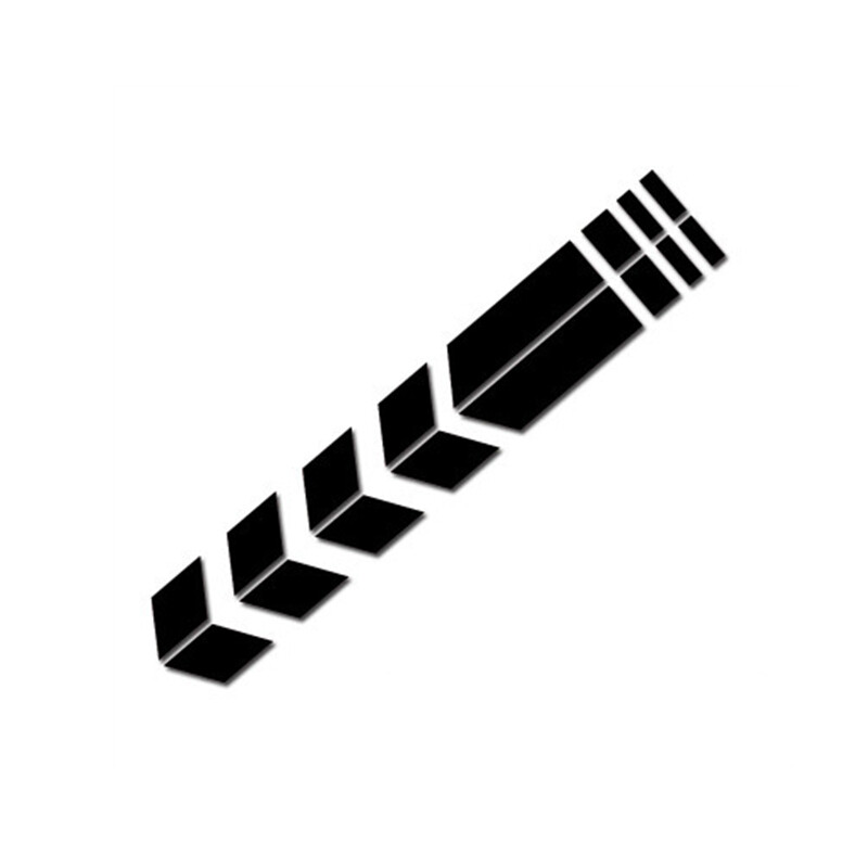 Naljepnica okvira bicikla Jednostavna za postavljanje Reflektirajuća naljepnica sa strelicom Vrhunska kvaliteta Popularna reflektirajuća poboljšava vidljivost noću