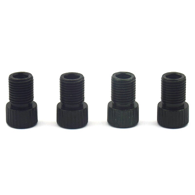 10 vnt Aliuminio lydinio dviračio vožtuvo adapteris Konvertuokite Presta į Schrader vožtuvą dviračio siurblio oro antgalio vamzdžio įrankiai dviračių priedai