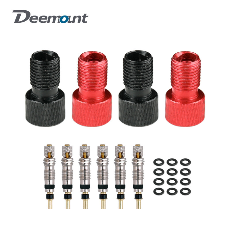 Alat za uklanjanje jezgre Presta ventila za bicikl, adapter F/V ventila za Schrader pumpu, 2 u 1 pretvarač mlaznica od anodiziranog aluminija