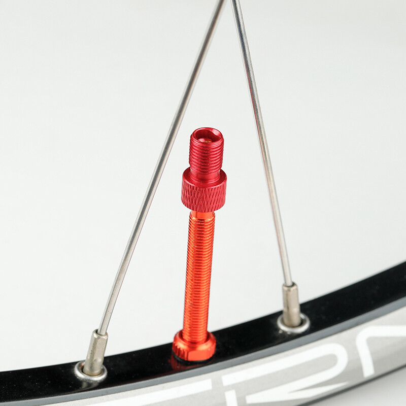 Alat za uklanjanje jezgre Presta ventila za bicikl, adapter F/V ventila za Schrader pumpu, 2 u 1 pretvarač mlaznica od anodiziranog aluminija