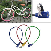 Višenamjenska brava za bicikl Izvrsna čelična brava za sajle Protuprovalna brava za vanjske bicikle Brdski bicikl Žičana brava Dodatna oprema Sigurnost