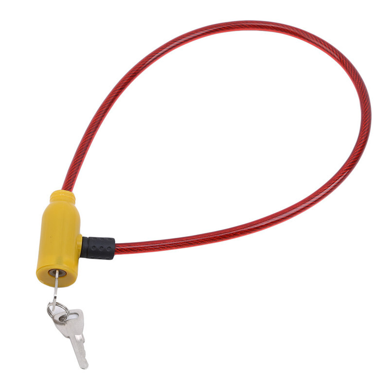 Višenamjenska brava za bicikl Izvrsna čelična brava za sajle Protuprovalna brava za vanjske bicikle Brdski bicikl Žičana brava Dodatna oprema Sigurnost