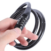 1 m bicikla s 4 znaka, nepromjenjiva lozinka, brava, brava od čelične žice, protuprovalna brava, dodaci za bicikle