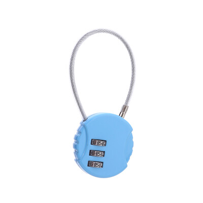 Brava za kacigu Biciklistička brava Čelična sajla koja se može uvlačiti Protuprovalna brava s 3 znamenke koja se može poništiti za zaključavanje motocikla