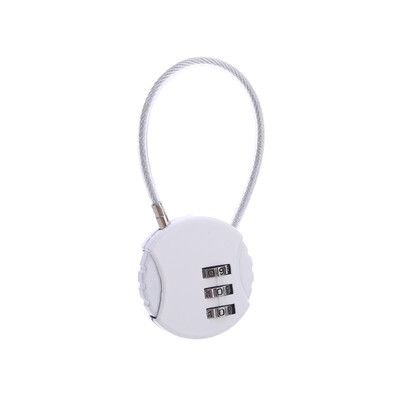 Brava za kacigu Biciklistička brava Čelična sajla koja se može uvlačiti Protuprovalna brava s 3 znamenke koja se može poništiti za zaključavanje motocikla