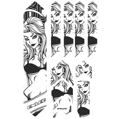 Naljepnica okvira bicikla MTB brdski bicikl Zaštita okvira otporna na ogrebotine Uklonjiva naljepnica Zaštitna navlaka za poster bicikla