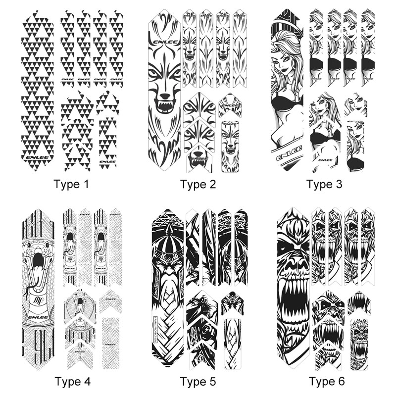 Naljepnica okvira bicikla MTB brdski bicikl Zaštita okvira otporna na ogrebotine Uklonjiva naljepnica Zaštitna navlaka za poster bicikla