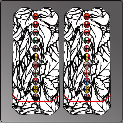 Naljepnica za prednju vilicu Dekoracija bicikla Planinski cestovni bicikl Naljepnica s polugom Vodootporna biciklistička popravak Pasta za ogrebotine Dodaci za bicikle