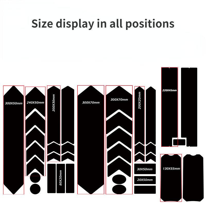 Naljepnica za prednju vilicu Dekoracija bicikla Planinski cestovni bicikl Naljepnica s polugom Vodootporna biciklistička popravak Pasta za ogrebotine Dodaci za bicikle