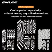 ENLEE Naljepnica okvira bicikla Decal Reflektirajuće naljepnice DIY Zaštitna traka okvira bicikla Okvir cestovnog bicikla Ljepljivi zaštitni poklopac