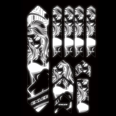 ENLEE Naljepnica okvira bicikla Decal Reflektirajuće naljepnice DIY Zaštitna traka okvira bicikla Okvir cestovnog bicikla Ljepljivi zaštitni poklopac