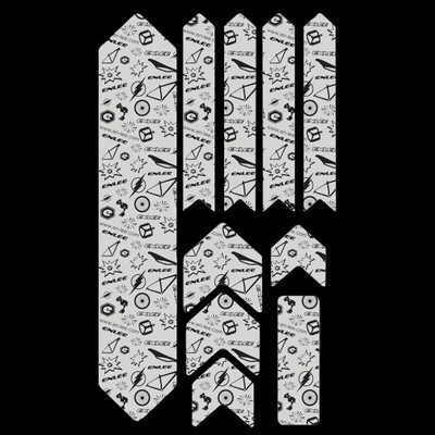 ENLEE Naljepnica okvira bicikla Decal Reflektirajuće naljepnice DIY Zaštitna traka okvira bicikla Okvir cestovnog bicikla Ljepljivi zaštitni poklopac