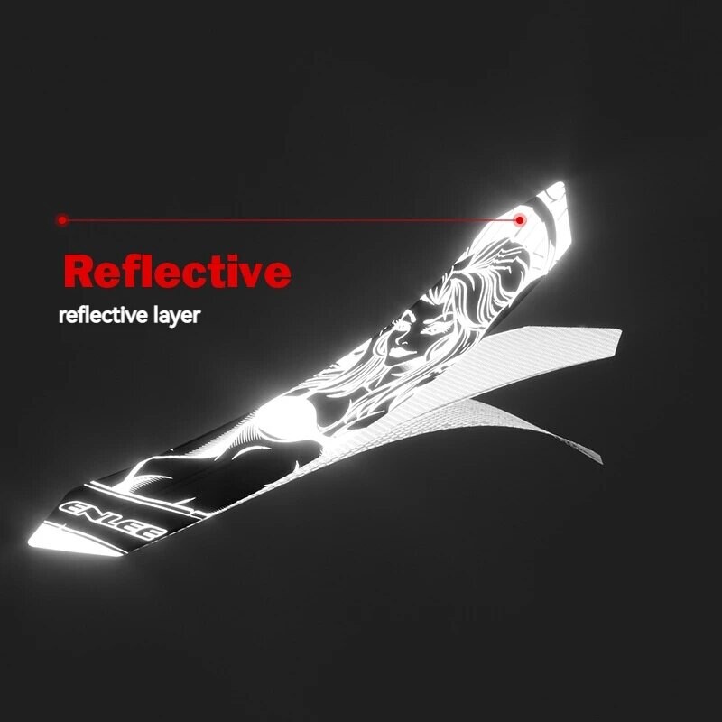 ENLEE Naljepnica okvira bicikla Decal Reflektirajuće naljepnice DIY Zaštitna traka okvira bicikla Okvir cestovnog bicikla Ljepljivi zaštitni poklopac