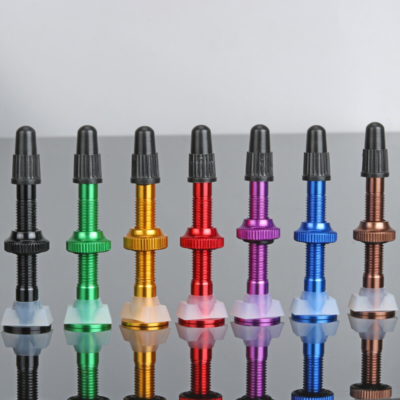 BOLANY 2 kom ventila za bicikle 40 mm/60 mm MTB cestovni bicikl Tubeless gume za pretvorbu anodiziranih aluminijskih legura za brtvljenje Dodaci
