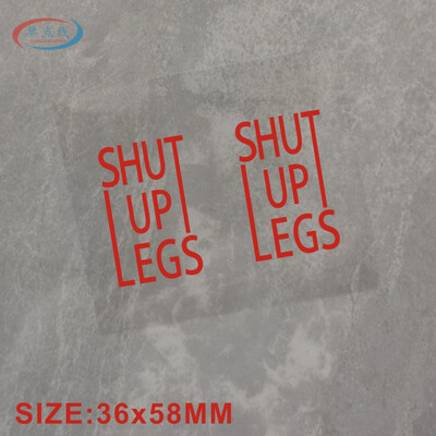 2 poze/set Autocolant pentru cadru de bicicletă SHUT UP LEGS Autocolant pentru tub superior Autocolante pentru biciclete Autocolante decorative pentru cadru Autocolante pentru biciclete Autocolante pentru biciclete