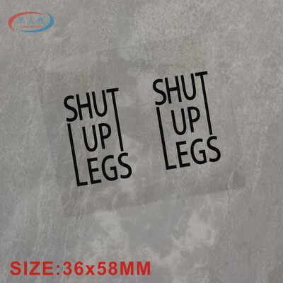 2 poze/set Autocolant pentru cadru de bicicletă SHUT UP LEGS Autocolant pentru tub superior Autocolante pentru biciclete Autocolante decorative pentru cadru Autocolante pentru biciclete Autocolante pentru biciclete