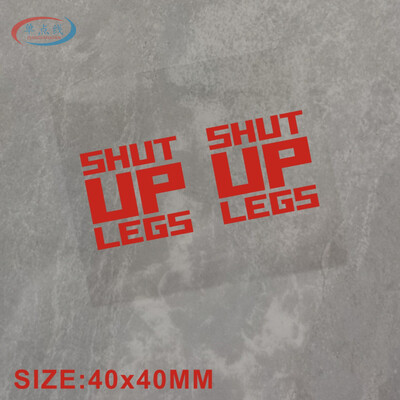 2 poze/set Autocolant pentru cadru de bicicletă SHUT UP LEGS Autocolant pentru tub superior Autocolante pentru biciclete Autocolante decorative pentru cadru Autocolante pentru biciclete Autocolante pentru biciclete
