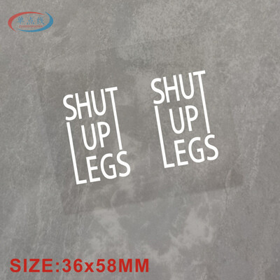 2 poze/set Autocolant pentru cadru de bicicletă SHUT UP LEGS Autocolant pentru tub superior Autocolante pentru biciclete Autocolante decorative pentru cadru Autocolante pentru biciclete Autocolante pentru biciclete