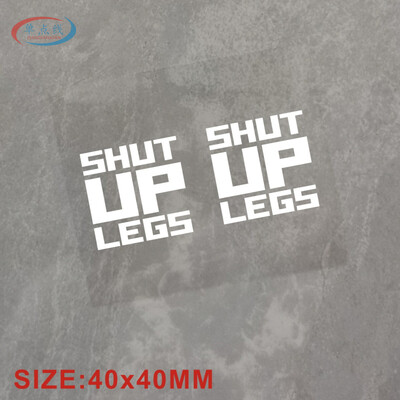 2 poze/set Autocolant pentru cadru de bicicletă SHUT UP LEGS Autocolant pentru tub superior Autocolante pentru biciclete Autocolante decorative pentru cadru Autocolante pentru biciclete Autocolante pentru biciclete