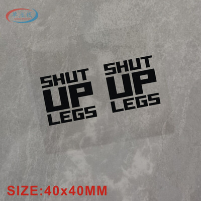 2 poze/set Autocolant pentru cadru de bicicletă SHUT UP LEGS Autocolant pentru tub superior Autocolante pentru biciclete Autocolante decorative pentru cadru Autocolante pentru biciclete Autocolante pentru biciclete