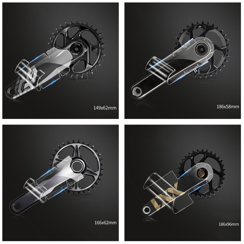 2 lista Naljepnice za ručicu za bicikle, Zaštitna folija za ručicu za bicikle Prozirna naljepnica za ručicu za bicikle Štitnici za ručicu za bicikle
