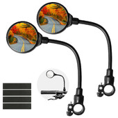 Retrovizor na upravljaču bicikla Okretni za 360 za brdski cestovni bicikl Motocikl Savitljivo crijevo Podesivo retrovizor