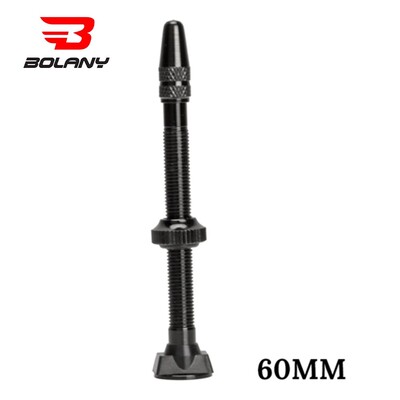 BOLANY 1 KOM Ventil za bicikle 40 mm/60 mm Vakuumska mlaznica za cestovne bicikle za jezgru gume bez zračnice za bicikl Dodaci za ventile od aluminijske legure
