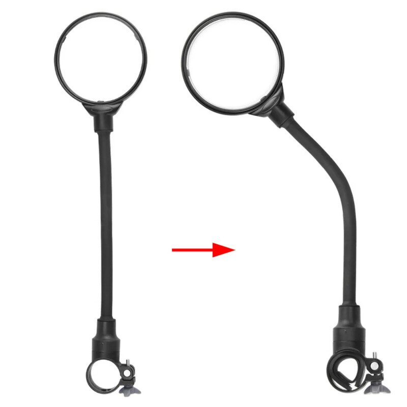 2 KOM Dugi biciklistički retrovizor na upravljaču 360° za brdski cestovni bicikl Motocikl Savitljivo crijevo Podesivo retrovizor