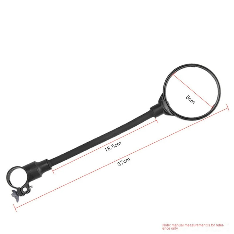 2 KOM Dugi biciklistički retrovizor na upravljaču 360° za brdski cestovni bicikl Motocikl Savitljivo crijevo Podesivo retrovizor