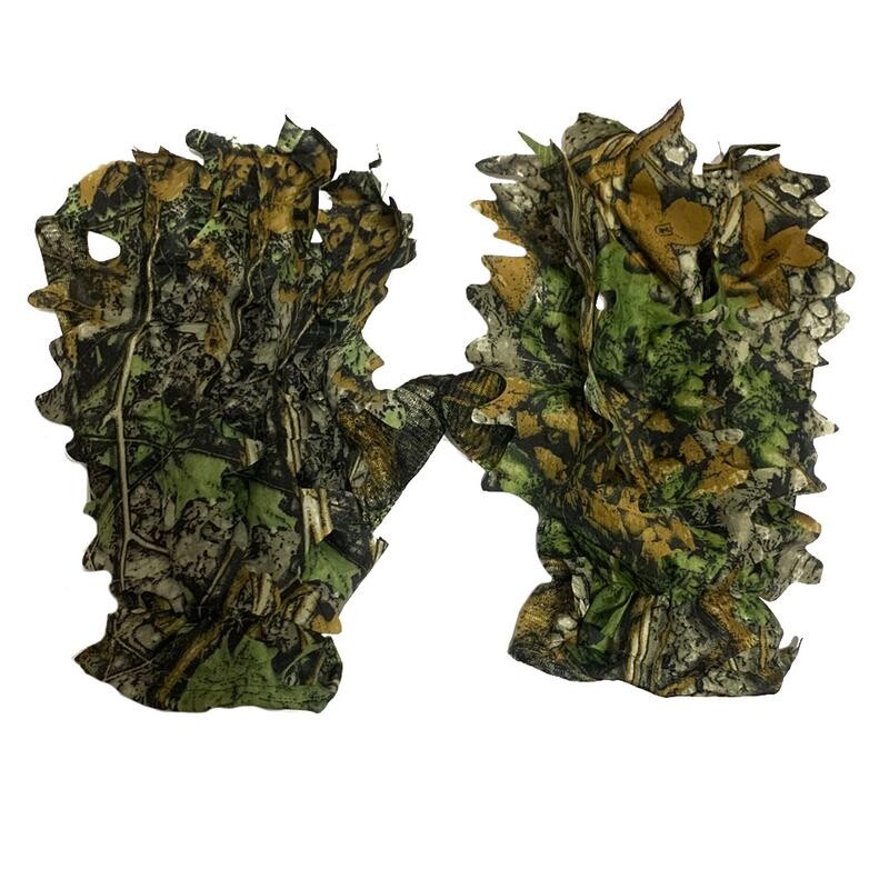 Lovačke Ghillie rukavice 3D Bionic Leafy Kamuflažna pokrivala za glavu Kamuflažno odijelo Rukavice za fotografiranje divljih životinja u džungli Turska kamuflažna maska