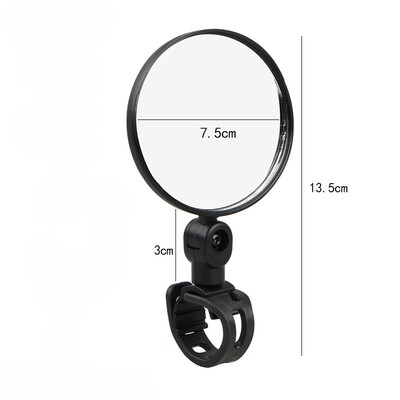 Retrovizor za bicikle Rotacija od 360 stupnjeva Pomoćni konveksni retrovizor Nosač na upravljaču Retrovizori za bicikle