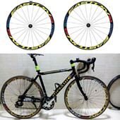 1-странични 26/27,5-инчови светлоотразителни стикери за велосипедни колела MTB защитни стикери Аксесоари за велосипеди