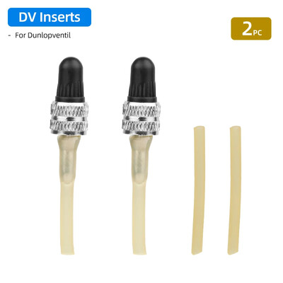 2/5 KOM Umetci za Dunlop ventil bakrene matice legura cinka bicikl Woods Blitz cijev mlaznica D/V zamjena jezgre s dodatnim crijevom