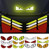 1 par crtića, velike oči, reflektirajuća naljepnica, naljepnice, sigurnosni dodaci, noćni reflektor, bicikl, automobil, motocikl, biciklizam Wa T3x4