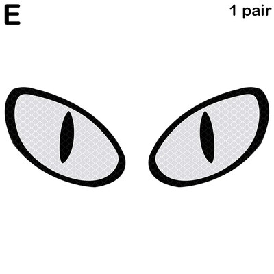 1 par crtića, velike oči, reflektirajuća naljepnica, naljepnice, sigurnosni dodaci, noćni reflektor, bicikl, automobil, motocikl, biciklizam Wa T3x4