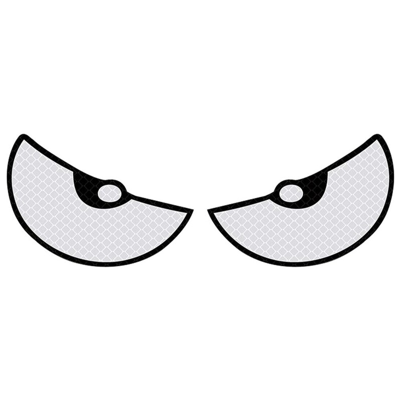 1 par crtića, velike oči, reflektirajuća naljepnica, naljepnice, sigurnosni dodaci, noćni reflektor, bicikl, automobil, motocikl, biciklizam Wa T3x4